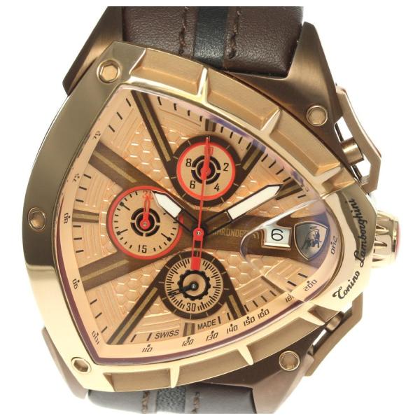 トニノランボルギーニ　スパイダー・クォーツクロノグラフ ☆美品【Tonino Lamborghini】トニーノランボルギーニ