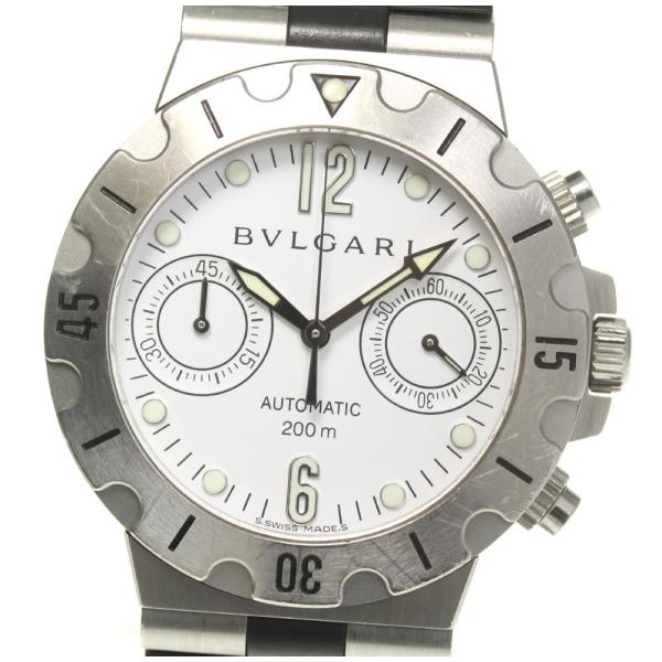BVLGARI SCB38S ディアゴノ スクーバ クロノグラフ 自動巻き BVLGARI 【BVLGARI】ブルガリ ディアゴノ スクーバ クロノグラフ
