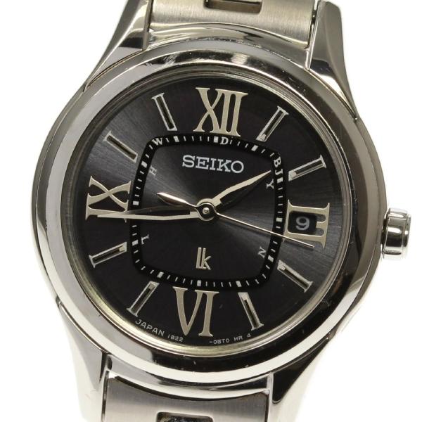 544 SEIKO セイコー 1B22-0CX0 ソーラー デイト 腕時計 SEIKO 箱保付き