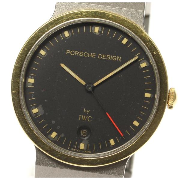 美品・稼働品】ポルシェデザイン IWC クロノグラフ チタン デイト 3731 