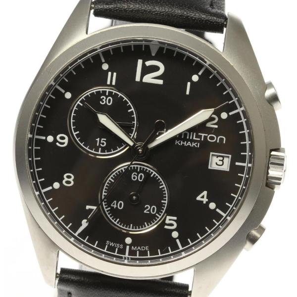 ハミルトン カーキ パイロット クロノグラフ H765520 クオーツ 楽天市場】☆良品【HAMILTON】ハミルトン カーキ パイロット クロノ