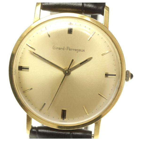 ジラールぺルゴ K18YG アンティーク機械式手巻き腕時計 ジラールペルゴ レディースアンティーク K18WG 手巻き ｜ GIRARD