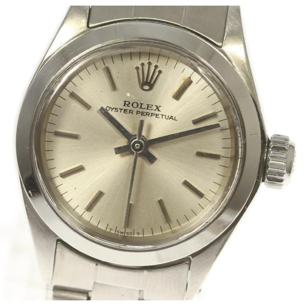ROLEXレディース自動巻オイスターパーペチュアル6618良好稼働/付属品無し ROLEX（ロレックス） 【ROLEX】ロレックス オイスターパーペチュアル