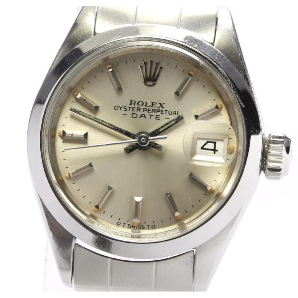 しいこ ROLEX　6916オイスターパーペチュアルデイト　レディース ロレックス レディース 1971年製 Ref.6916 オイスター