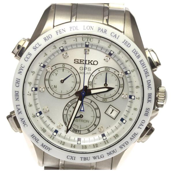小*店様 美品 SEIKOアストロン 10Pダイヤ SBXB069 8X82-0 SEIKO（セイコー） ☆良品【SEIKO】セイコー アストロン 10Pダイヤ