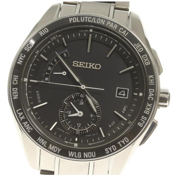 【美品/稼働】セイコー ブライツ 8B54-0AW0 スモセコ デイト 腕時計 SEIKO（セイコー） ☆美品【SEIKO】セイコー ブライツ デイト SAGA167