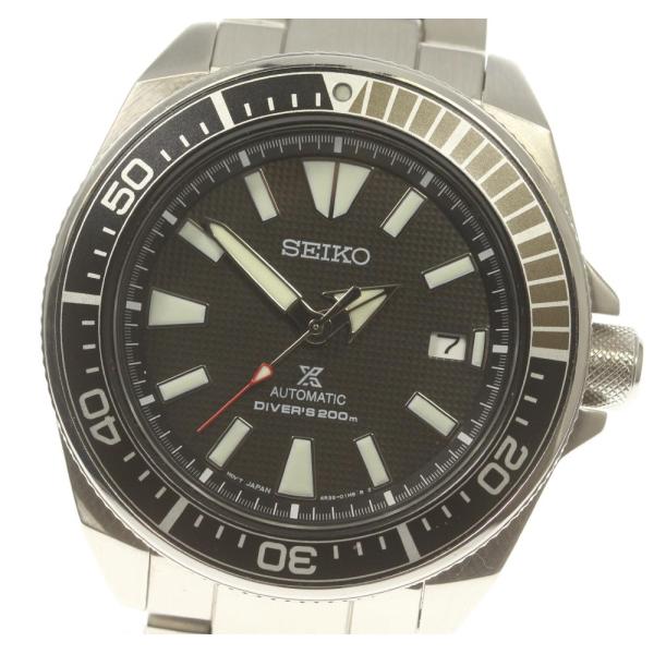 SEIKO プロスペックス サムライ 4R35-01X0 メンズ デイト 自動巻 SEIKO ☆美品【SEIKO】セイコー プロスペックス サムライ