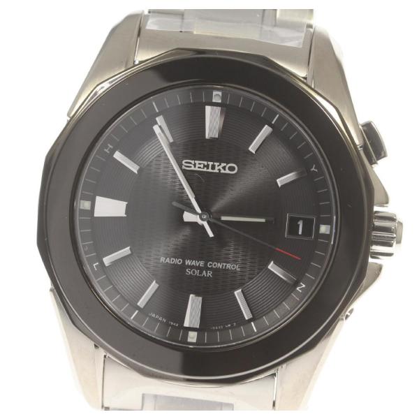 メンズ SEIKO ブライツ ソーラー電波 チタン SAGZ041 7B42-0AG0
