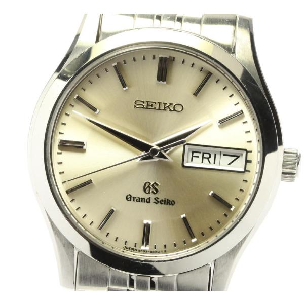 グランドセイコー SBGT015 デイデイト クオーツ 9F83 GRAND SEIKO グランドセイコー ”シルバー文字盤 SBGT015 9F83