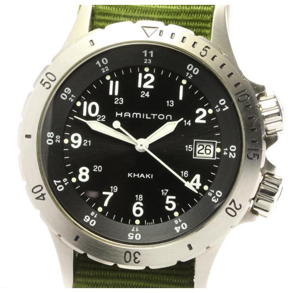 581【美品】ハミルトン　箱付き　メンズ　時計　カーキ　AT H644550 HAMILTON（ハミルトン） ☆美品【HAMILTON】ハミルトン カーキ H744511