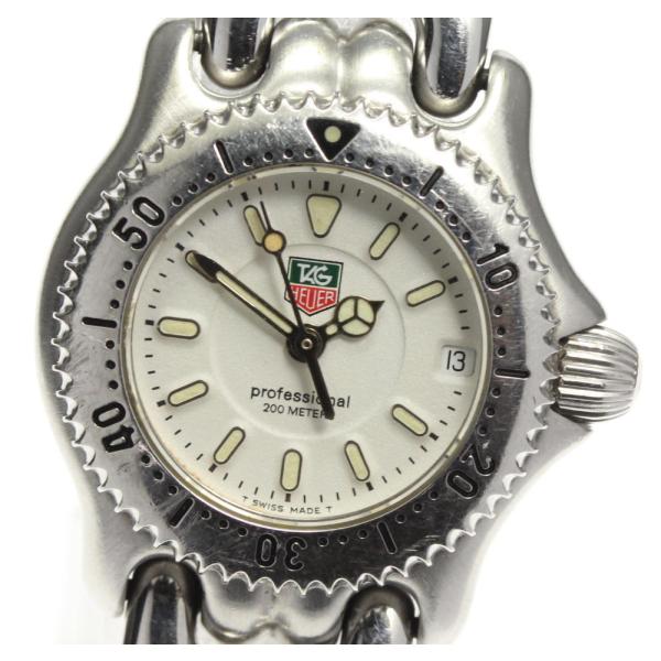 TAG HEUE タグホイヤー WG1412-0 MINT] TAG Heuer Professional WG1412-0 White Dial Quartz