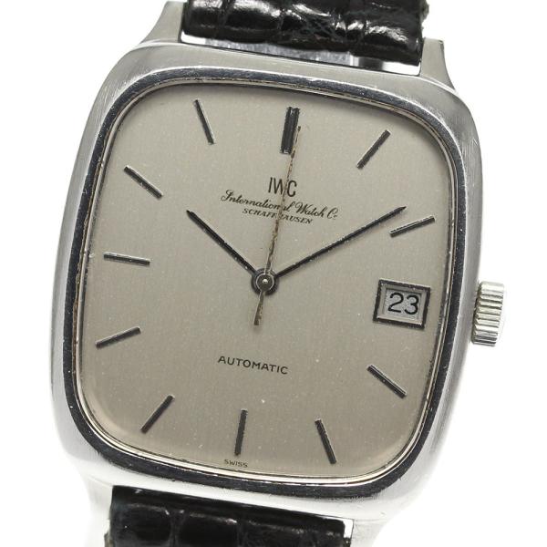 IWC SCHAFFHAUSEN スクエア ヴィンテージ デイト 自動巻きメンズ IWC SCHAFFHAUSEN（IWCシャフハウゼン） ☆訳あり【IWC SCHAFFHAUSEN