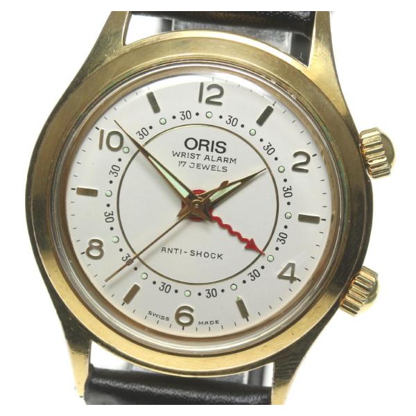 ORIS オリス　アラーム付 418-7451-63 手巻き 腕時計 ORIS オリス アラーム付 418-7451-63 手巻き 腕時計
