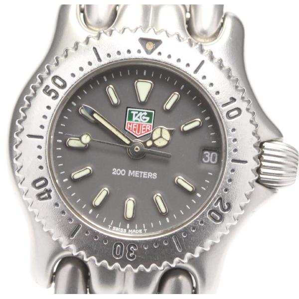 タグホイヤー TAG HEUER WJF1319 リンク 11P ダイヤべゼル クォーツ レディース 保証書付き_898169【ev10】 TAG Heuer - タグホイヤー TAG HEUER WJF1319 リンク 11P ダイヤべゼル