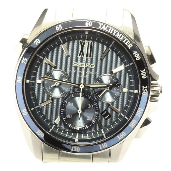 SEIKOブライツ SAGA151 8B82-0AL0ソーラー電波 クロノグラフ SEIKO（セイコー） ☆良品【SEIKO】セイコー ブライツ クロノグラフ