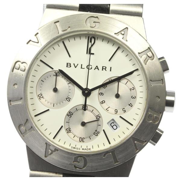 BVLGARI★ブルガリディアゴノクロノグラフ★純正ベルト★CH-35S BVLGARI ベルト訳あり☆保付き 【BVLGARI】ブルガリ ディアゴノ