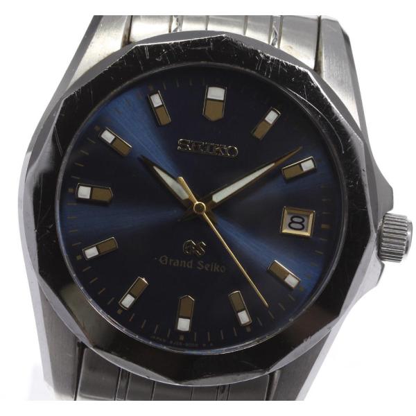 SEIKO グランドセイコー 8J56-8000 デイト クォーツ メンズ Amazon.co.jp: (セイコー)SEIKO 8J56-8000 GS グランドセイコー