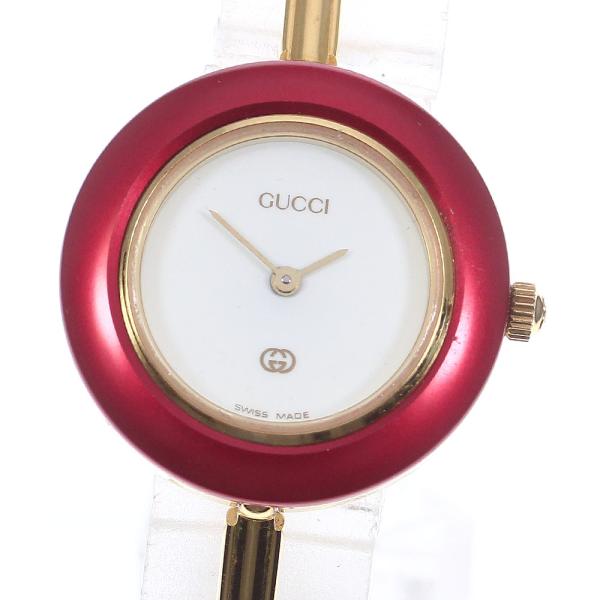 グッチチェンジベゼル GUCCI ☆内箱・保証書付き【GUCCI】グッチ チェンジベゼル 1100