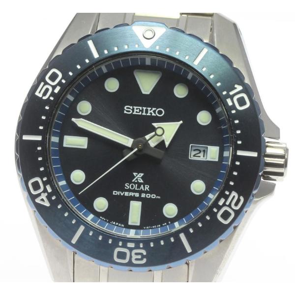 【稼働】SEIKO PROSPEX V157-0BN0 ダイバーズ 腕時計 closer0510_615239