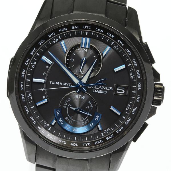 龍*様 CASIO OCEANUS オシアナス　5395 ブラック closer0510_622006