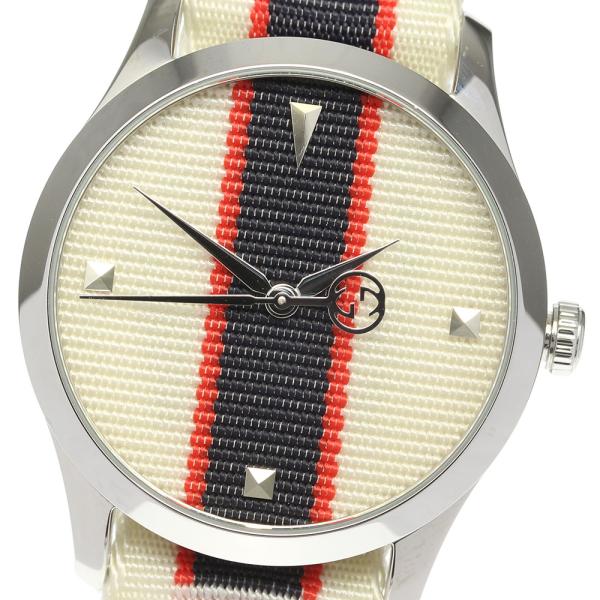 GUCCI ☆美品【GUCCI】グッチ Gタイムレス 126.4/YA1264071 クォーツ  