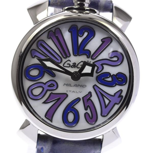 ガガミラノ　GaGa MILANO ガガ ミラノ(GaGa MILANO) CHRONO 48MM ブラック 6054.1 | レ