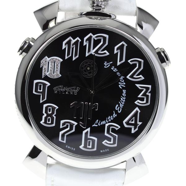 ガガミラノ 5097 ブラック 腕時計 GaGa MILANO（ガガミラノ） ☆極美品☆箱・保証書付き【GaGa MILANO