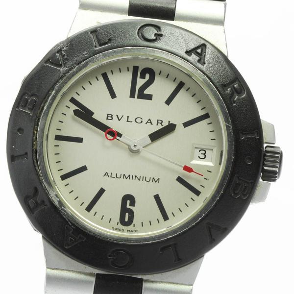 ✨BVLGARI✨ブルガリ✨デイト✨クォーツ✨AL38A✨アルミニウム✨腕時計✨ closer0510_635510