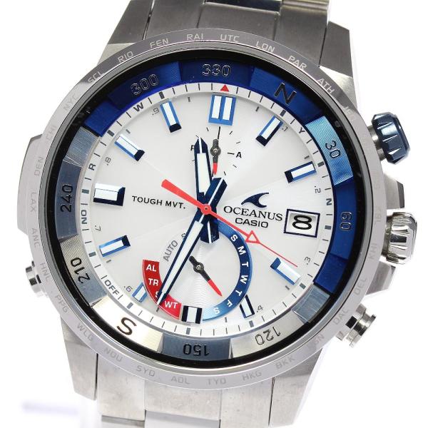 CASIO カシオ　オシアナス カシャロ　OCW-P1000-7AJF　ソーラー Amazon.co.jp: [カシオ] 腕時計 オシアナス OCW-S1400PW-7AJF