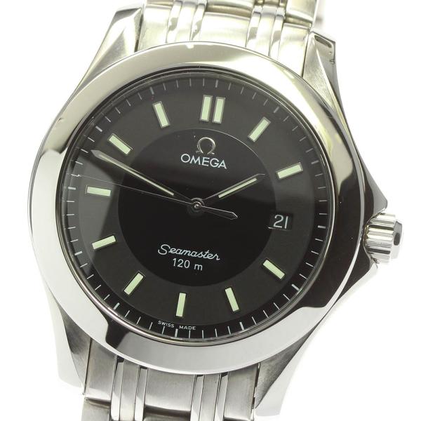 オメガ OMEGA 2511.52 シーマスター120 デイト クォーツ メンズ OMEGA ☆美品【OMEGA】オメガ シーマスター120 2511.52 クォーツ