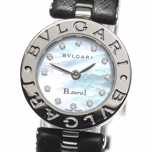 超美品！　BVLGARI ブルガリ　ビーゼロワン　ダイヤ　レディース腕時計 BVLGARI ブルガリ B-zero1 腕時計 ステンレススチール BZ22S クオーツ