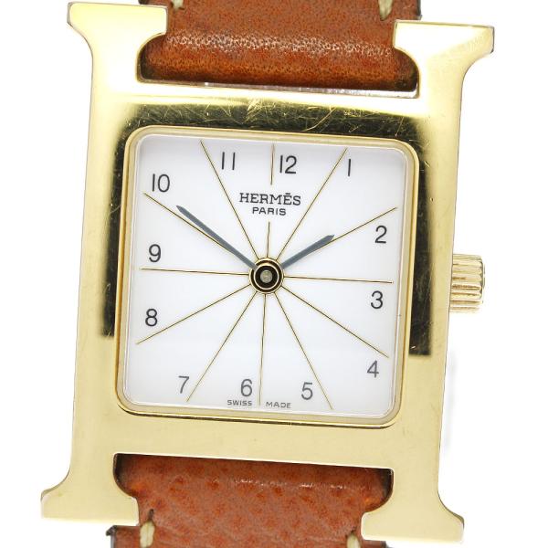 【稼働】エルメスHERMES HH1.201 Hウォッチ クォーツ 黒 HH1.201 HERMES（エルメス） Hウォッチ 中古 | 東京・大阪の高級