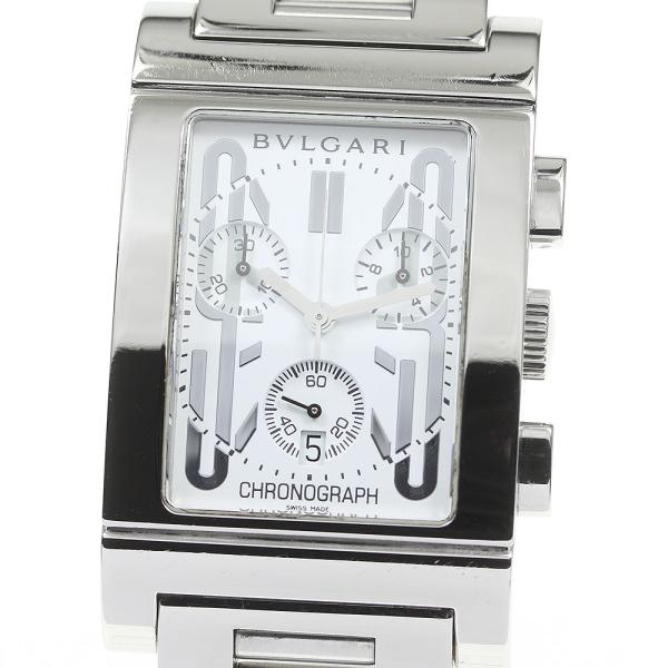 ブルガリ BVLGARI RTC49S レッタンゴロ クロノグラフデイト 楽天市場】ブルガリ BVLGARI RTC49S レッタンゴロ クロノグラフ