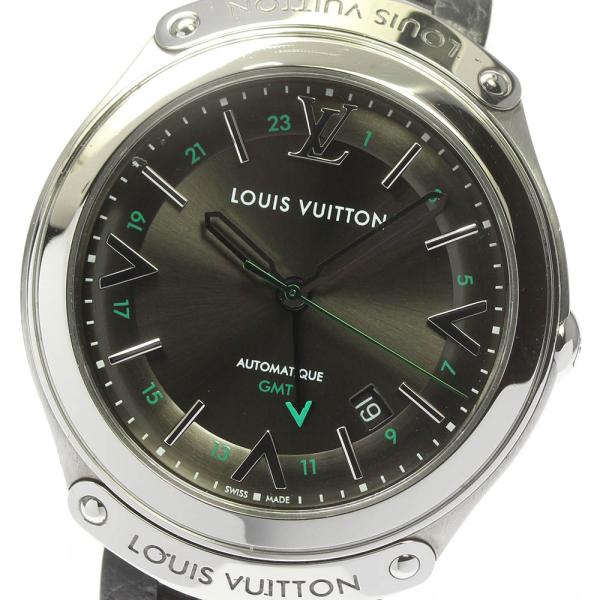 LOUIS VUITTON Q6D30フィフティーファイブ GMTデイト自動巻き closer0510_672045