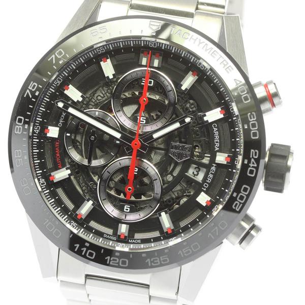 タグホイヤー CAR201V カレラ クロノグラフ キャリバーホイヤー01 TAG HEUER（タグ・ホイヤー） ☆良品【TAG HEUER】タグホイヤー カレラ