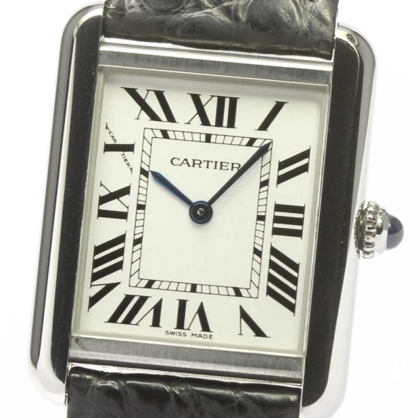 あや様 Cartier カルティエ タンクソロ SM W1018255 Cartier（カルティエ） ☆良品☆箱・保証書付き【CARTIER】カルティエ