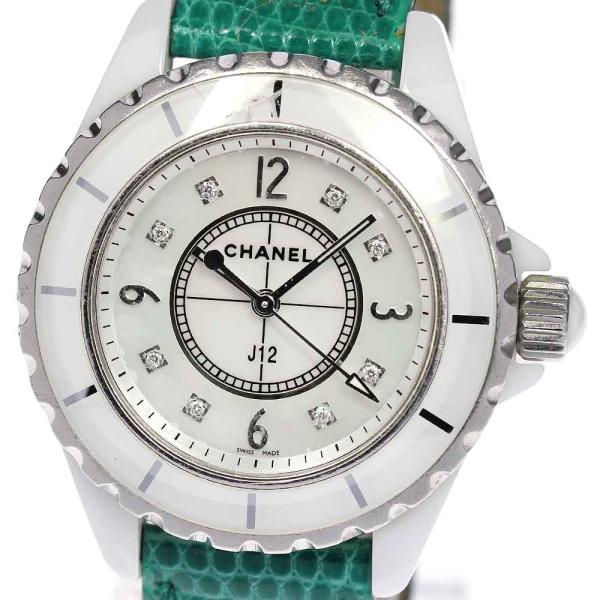 CHANEL ☆訳あり【CHANEL】シャネル J12 白セラミック 33MM 8P