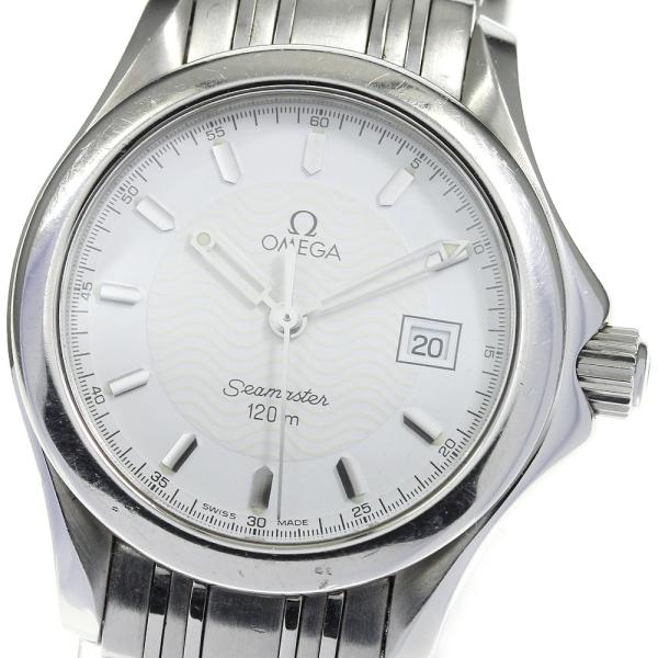 オメガ OMEGA 2571.21 シーマスター120M デイト クォーツ レディース _944118 OMEGA（オメガ） ☆保証書付き【OMEGA】オメガ シーマスター120M