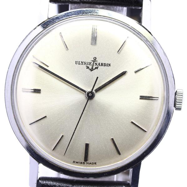 ULYSSE NARUN ユリスナルダン 手巻き時計 シルバー 1307 Yahoo!オークション -「ユリスナルダン 手巻き」の落札相場