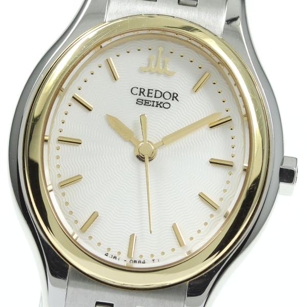 【SEIKO】セイコー クレドール 4J81-5A30 クォーツ レディース SEIKO（セイコー） ☆箱付き【SEIKO】セイコー クレドール 4J81-5A30
