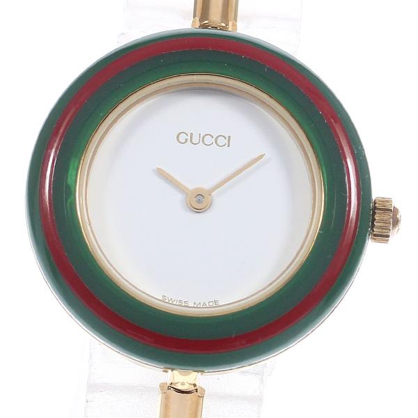 Ｔオーバーホール済　GUCCI　グッチ　チェンジベゼル 箱付　腕時計 GUCCI チェンジベゼル 腕時計の買取実績 | 買取専門店さすがや