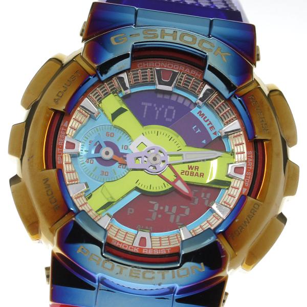 カシオ G-SHOCK CASIO GM-110RB-2AJF メタルカバー CASIO ☆箱・保証書付き【CASIO】カシオ Gショック メタルカバー