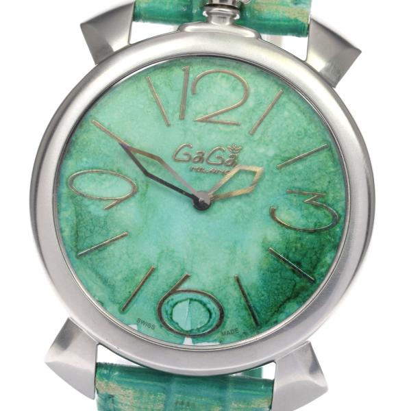 ガガミラノ★5090★マヌアーレシン46★美品★箱付き★可動品 GaGa MILANO ガガミラノ 5090VINTAGE マヌアーレ シン 46mm