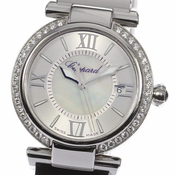 ☆良品 ★箱付き【Chopard】ショパール インペリアーレ ダイヤベゼル デイト 8563 自動巻き レディース_708949 closer0510_708949