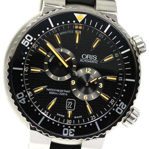 ベルト訳あり オリス ORIS 7610 ダイバーズレギュレーター 649 デイト 自動巻き メンズ _711474 ORIS（オリス） ベルト訳あり ORIS 7610 ダイバーズレギュレーター 649