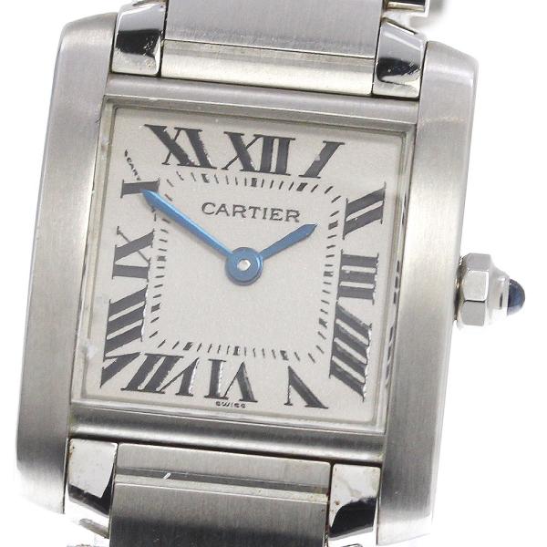 Cartier ジャンク カルティエ CARTIER W51008Q3 タンクフランセーズ SM