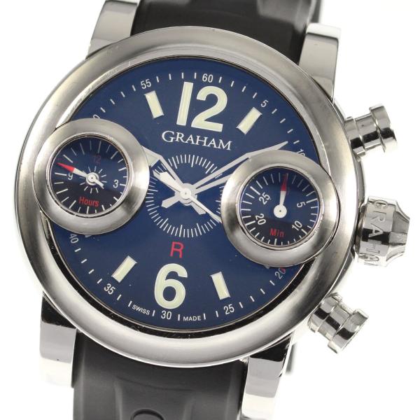 ベルト訳あり グラハム GRAHAM 2SWAS.B17A.K32B ソードフィッシュ クロノグラフ 自動巻き メンズ 保証書付き_951820 GRAHAM（グラハム） ベルト訳あり箱付き【GRAHAM】グラハム ソード