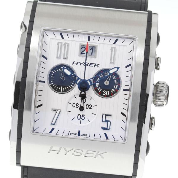 ☆極美品☆箱付き【HYSEK】ハイゼック キラダ クロノグラフ KN4114A02 