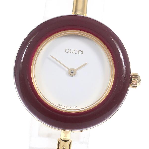 GUCCI（グッチ） GUCCI 11/12.2 チェンジベゼル クォーツ レディース