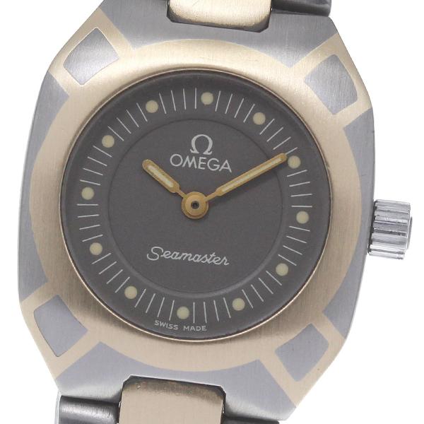 OMEGA シーマスター ポラリス レディース OMEGA ☆美品【OMEGA】オメガ シーマスター ポラリス クォーツ